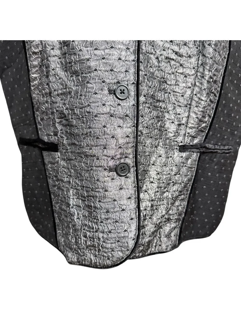 Coldwater Creek‎ Vest XL Gray Black